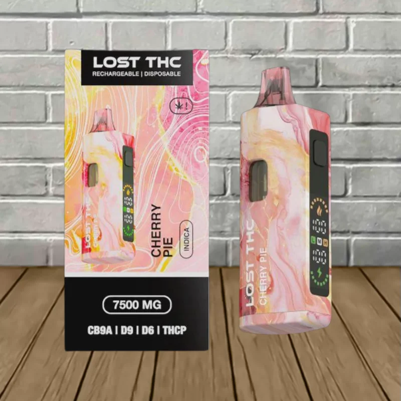 Lost THC V2 CB9A | D9 | D6 | THCP Disposable 7.5g Cherry Pie (Indica)