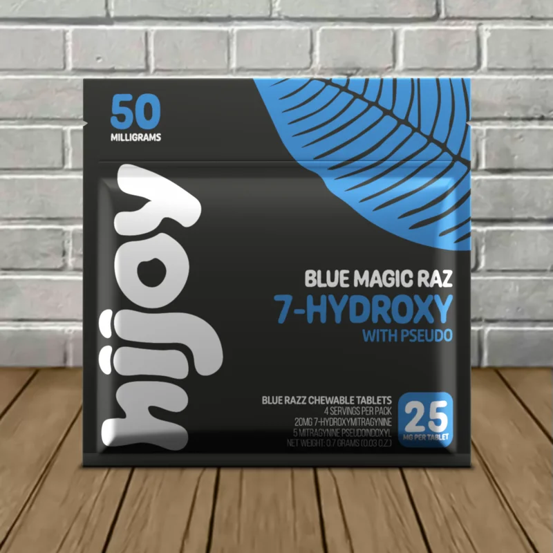 Hijoy 7-Hydroxy 2ct Single Pack - Blue Magic Raz -- Single 2ct Bag
