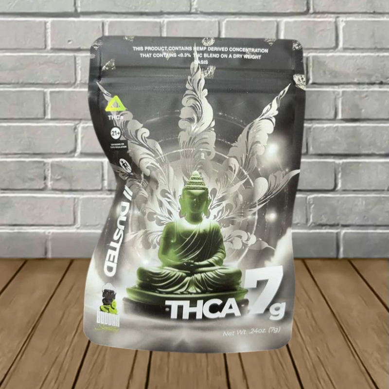 Buddah Society Diamond Dusted THCa Flower - Frozen Gorilla -- Sativa -- 7g