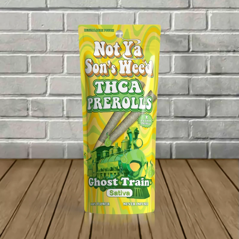 Not Ya Son's Weed THCa Prerolls 2ct - Ghost Train -- Sativa