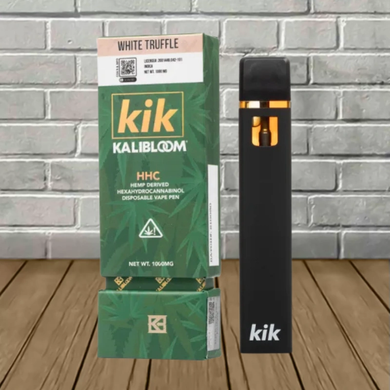 KIK Kalibloom HHC Disposable 1g - White Truffle -- Indica -- DISPOSABLE KIK Kalibloom HHC Disposable 1g - White Truffle -- Indica -- DISPOSABLE