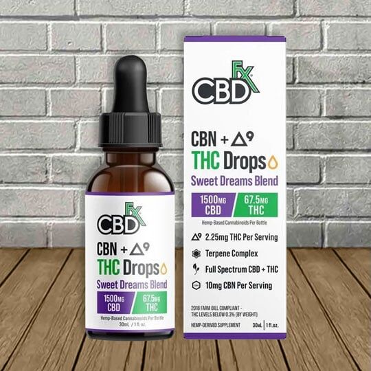Cbdfx_cbn_delta9_drops_Great_Cbd_Shop.jpg CBDfx Sweet Dreams Blend Delta 9 + CBN Drops - Image 1