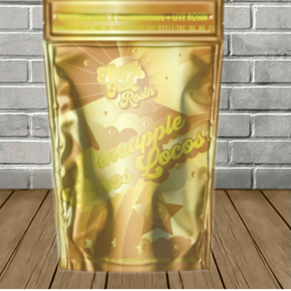 Happy Fruit Pineapple Ochos Locos Blend Gummies 2000mg - Image 1