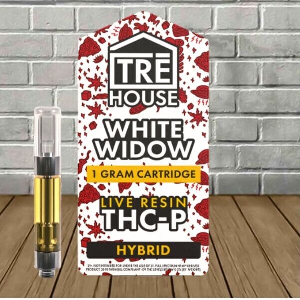 TRE House Live Resin THCP Vape Cartridge 1g --White Widow - Image 1