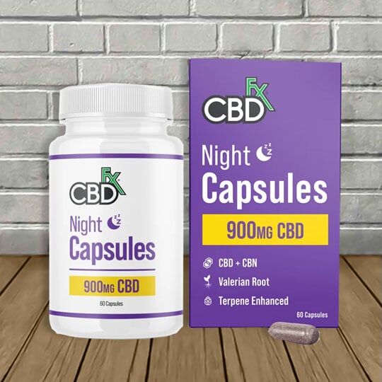 cbdfx-night-caps.jpg CBDfx CBD + CBN Night Time Capsules - Image 1