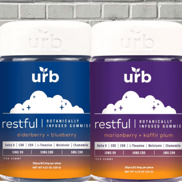 Urb Restful Botanically Infused Gummies 1875mg