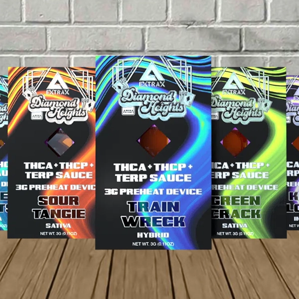 Delta Extrax Diamond Heights THCa Terp Sauce Disposable 3g