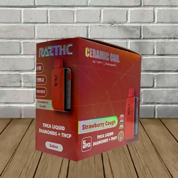 Raz THC Live Resin THCa Liquid Diamond Blend Disposable 6g Strawberry Cough (Sativa) Raz THC Live Resin THCa Liquid Diamond Blend Disposable 6g Strawberry Cough (Sativa)