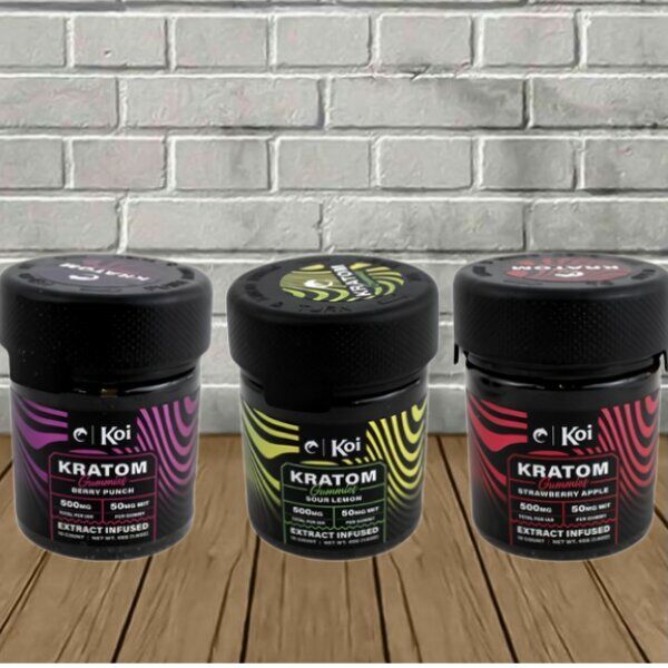 Koi Kratom Extract Infused Gummies