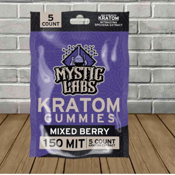 Mystic Labs Kratom Extract Gummies 150mit - Image 1
