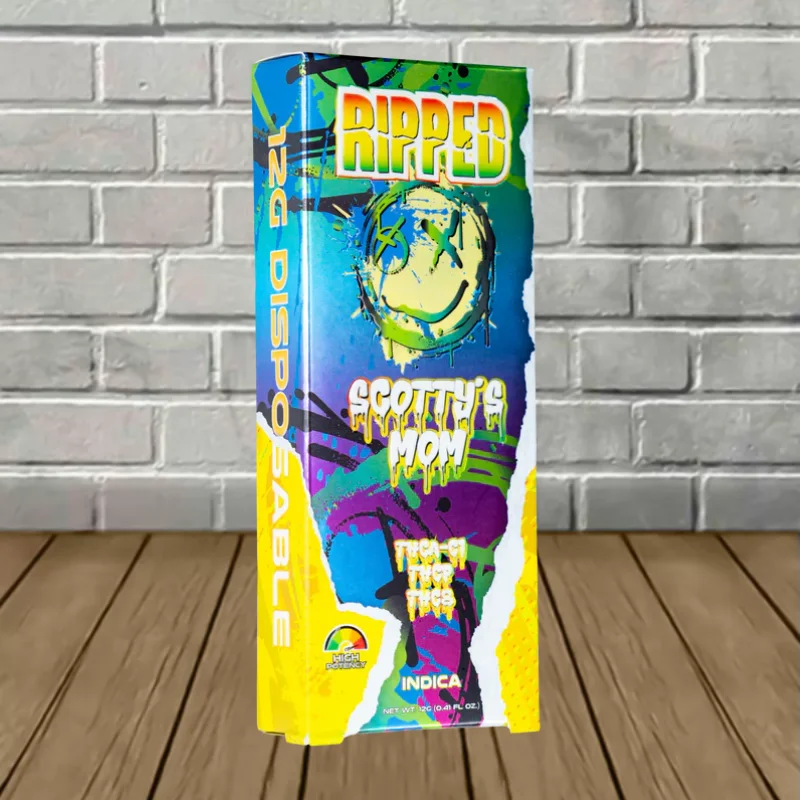 Ocho Extracts Ripped THCa Blend Disposable 12g Scottys Mom (Hybrid)