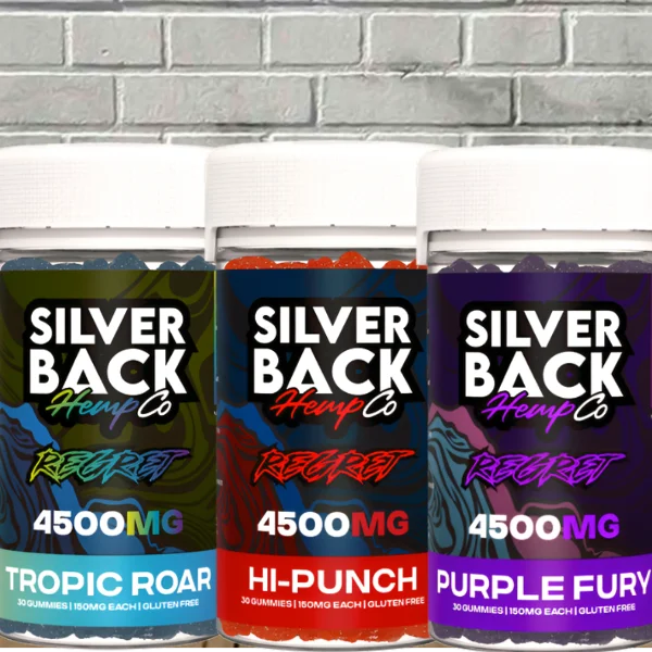 Silverback Hemp Co Regret Blend Gummies 4500mg