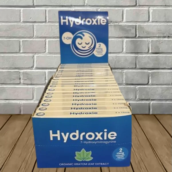 Hydroxie 7-Hydroxymitragynine Extract Tablets 15mg Full Case (20ct) 2ct Packages