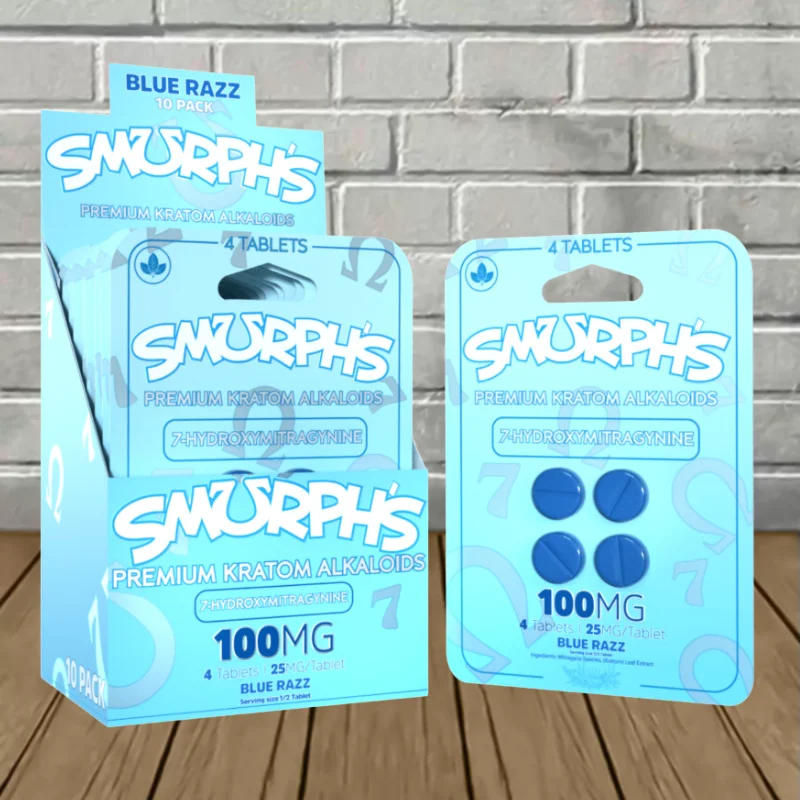Smurph's 7OH Tablets Case - Blue Razz