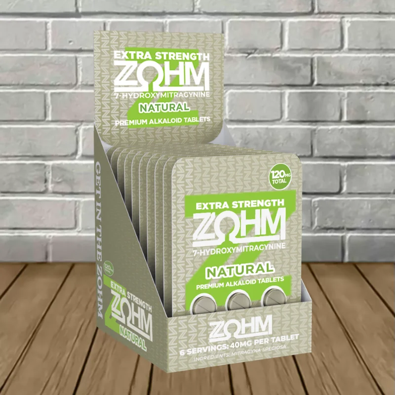 Zohm Extra Strength 7-Oh Tablets 40mg Case