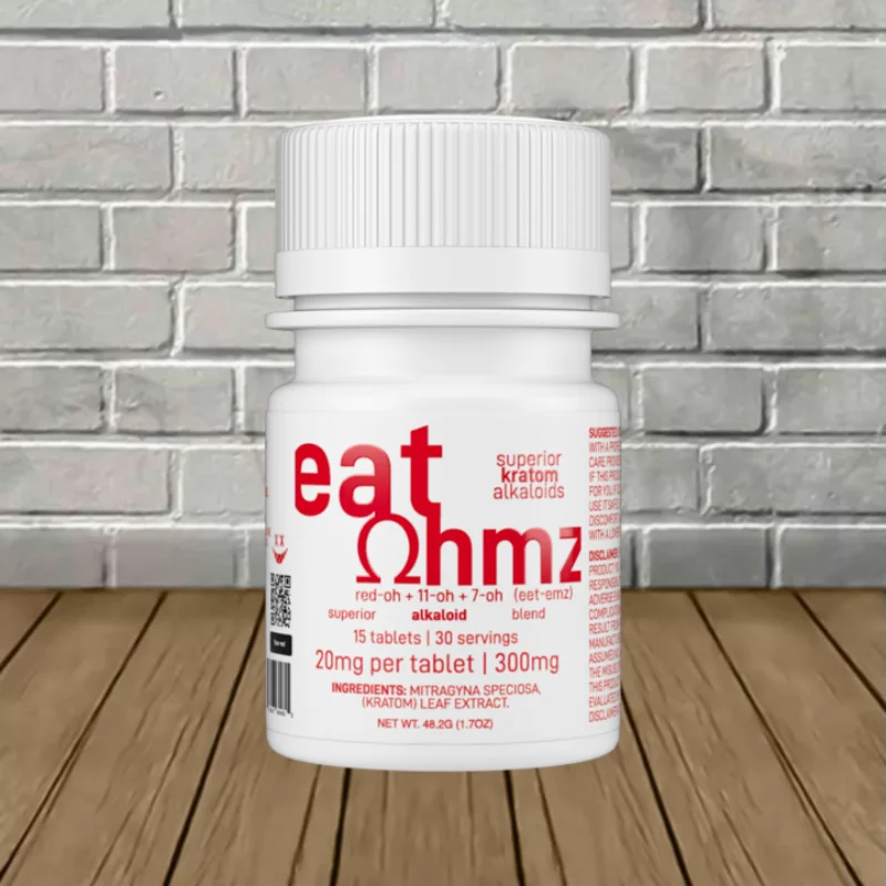 Eat Ohmz White Bottle 15ct Tablets