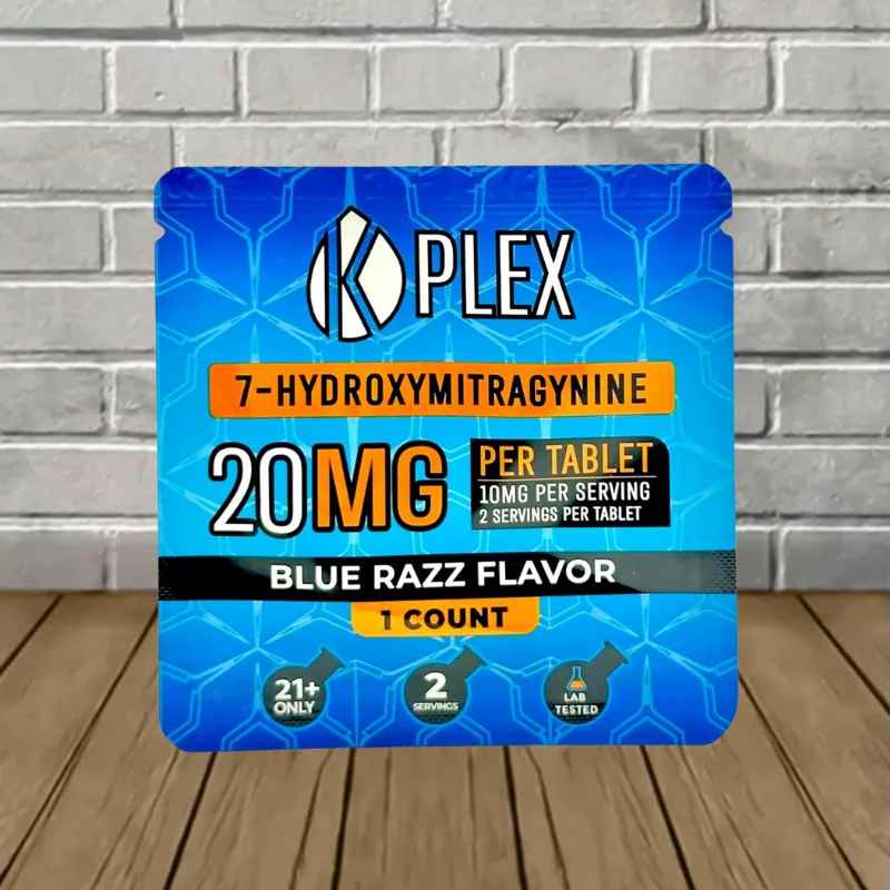 Kplex 7-Hydroxy 20mg 1ct Single Pack - Blue Razz Kplex 7-Hydroxy 20mg 1ct Single Pack - Blue Razz