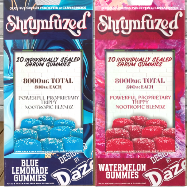Shrumfuzed Trippy Nootropic Blendz Gummies 8000mg