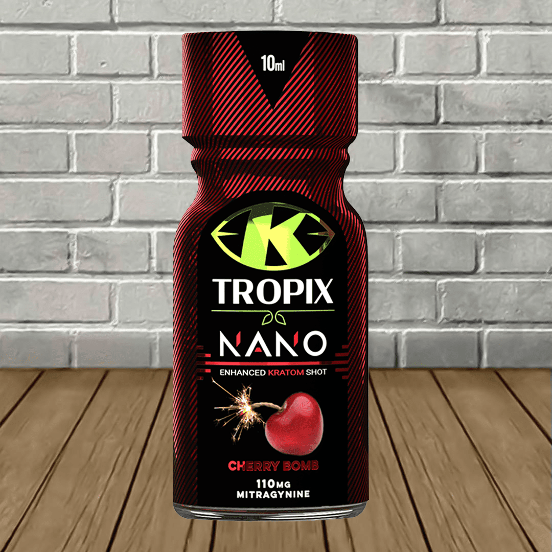 K-Tropix Nano-Enhanced Liquid Kratom Extract Shot 10ml - Great CBD