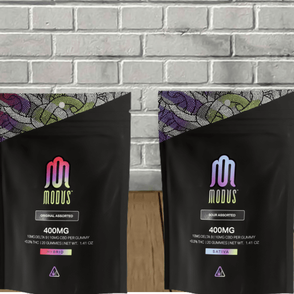 Modus 1:1 Delta 9 THC + CBD Gummies 400mg