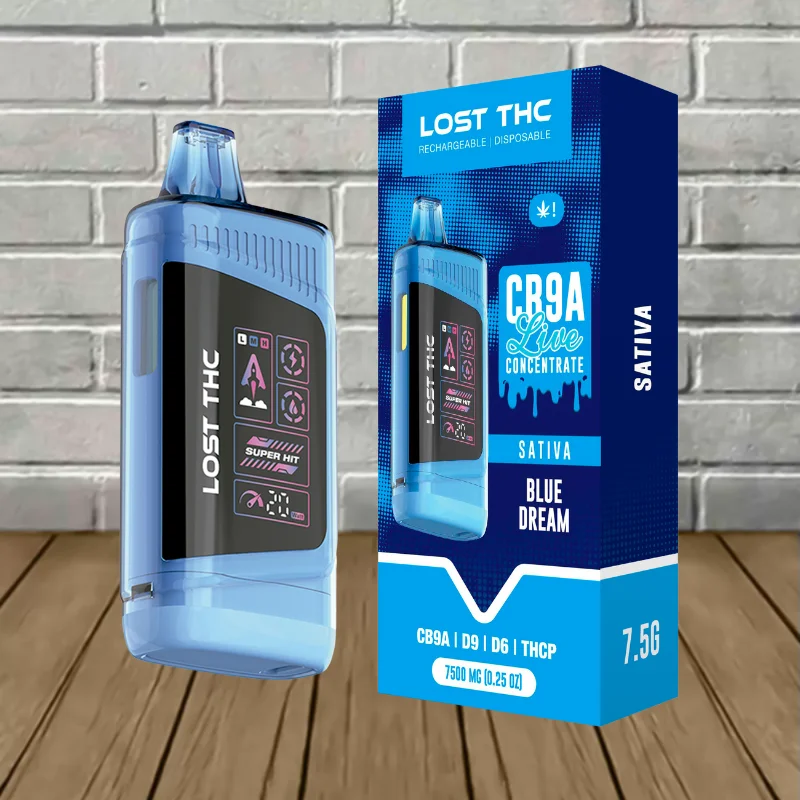 Lost THC D9 D6 THCP Live Concentrate 7.5g Disposable - Blue Dream -- Sativa -- DISPOSABLE