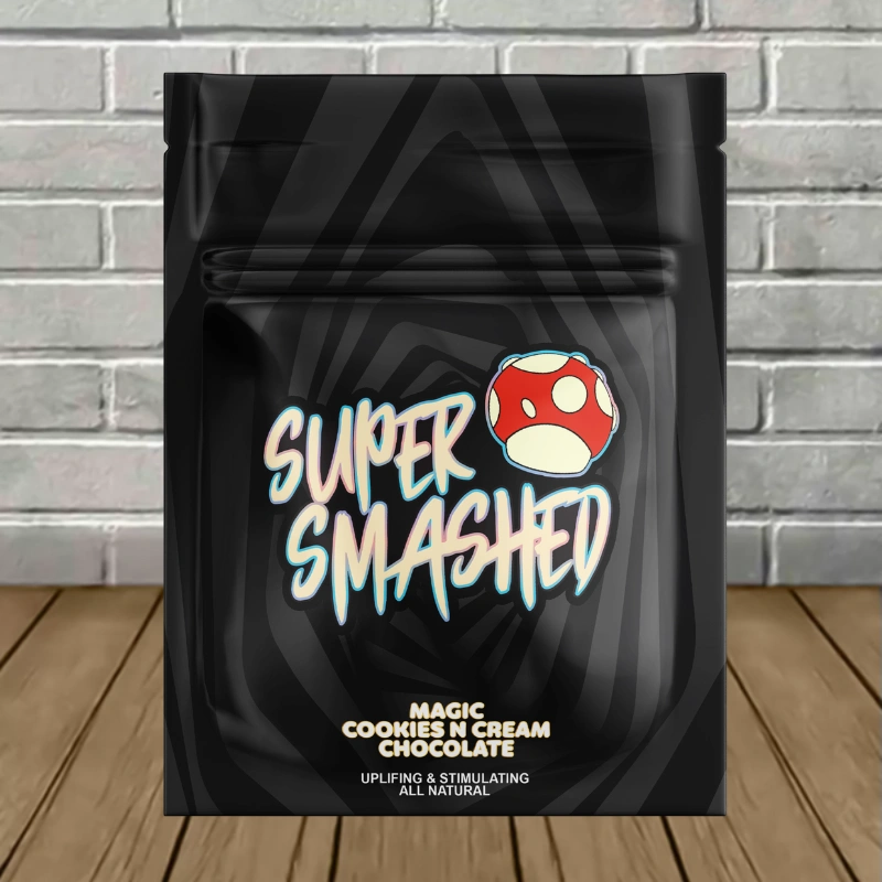 Super Smashed Mushroom Chocolate Bar 1.5g-Cookies & Cream