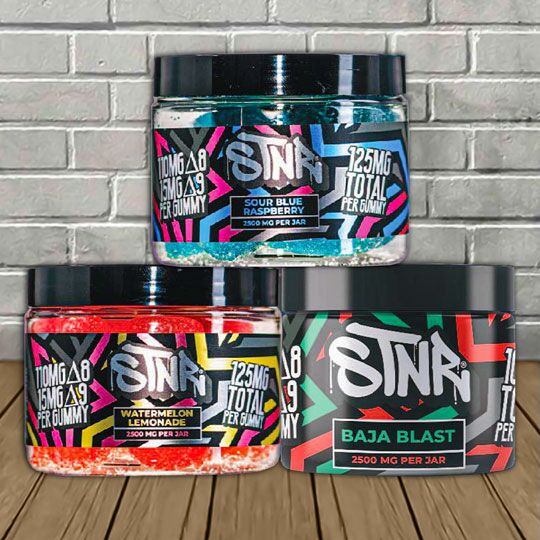 STNR Delta 8 + Delta 9 Gummies 2500mg - Image 1
