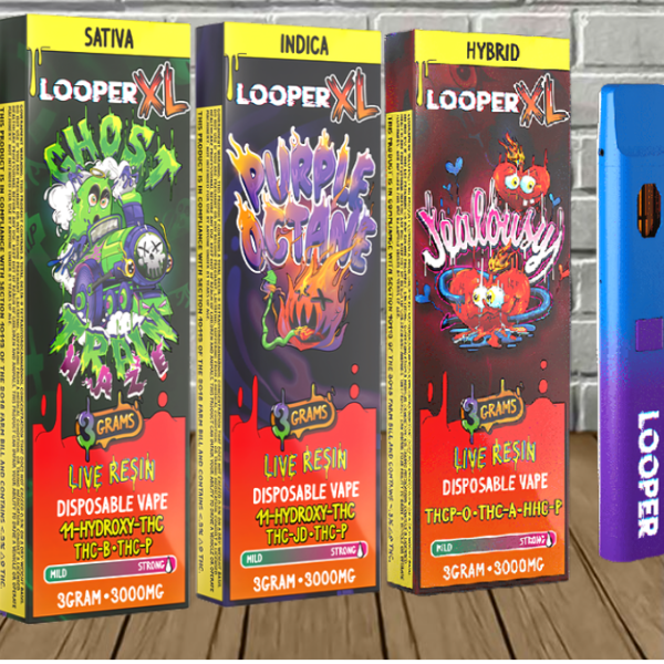 Looper XL Blended Disposable 3g - Great CBD Shop