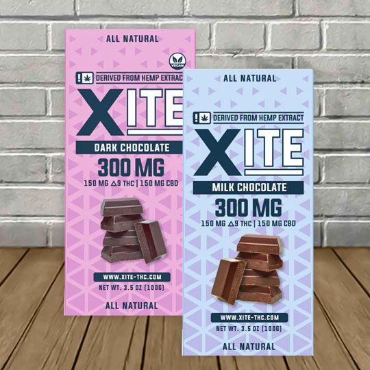 Xite Delta 9 THC Chocolate Bars 300mg