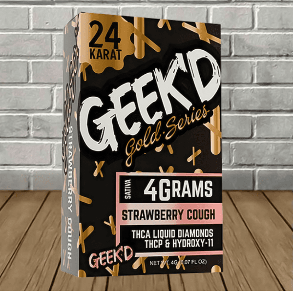 GEEK'D Extracts 24k Gold Series THCa + THCP Disposable 4g