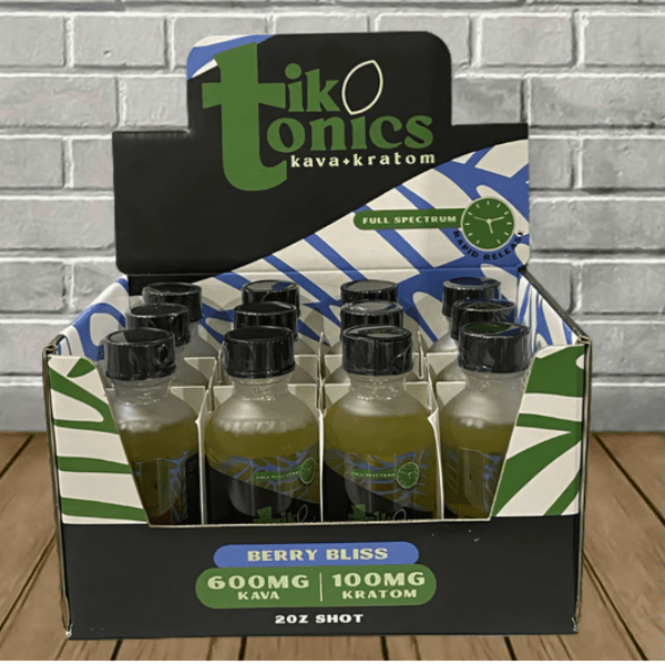 TikTonics Kava + Kratom Extract Shot 2oz - Great CBD Shop TikTonics Kava + Kratom Extract Shot 2oz - Great CBD Shop