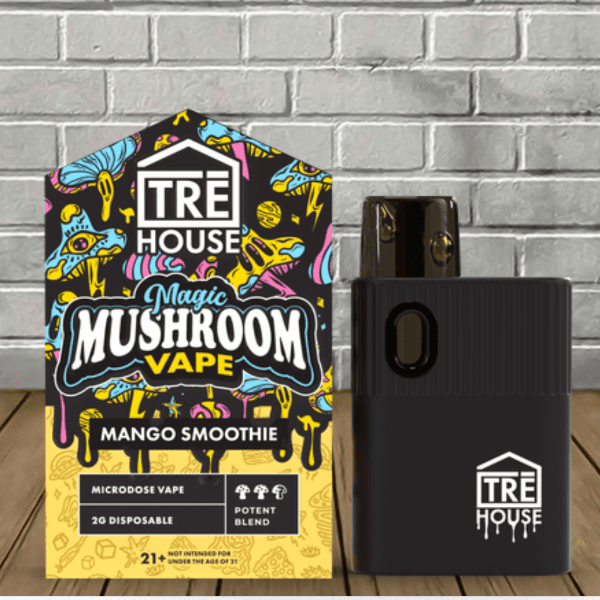 Tre House Magic Mushroom Disposable 2g - Great CBD Shop Tre House Magic Mushroom Disposable 2g - Great CBD Shop