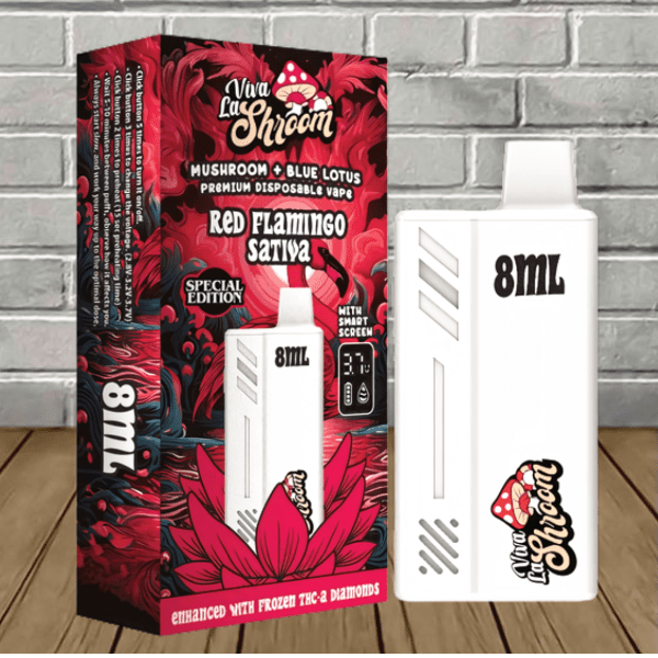 blue lotus mushroom vape Viva La Shroom Mushroom + Blue Lotus Disposable 8ml