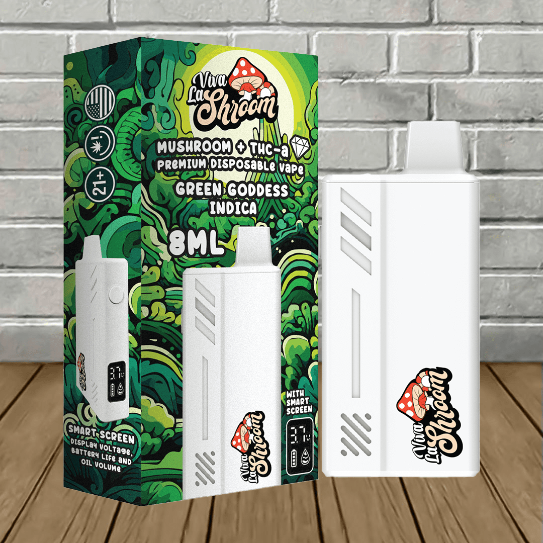 Viva La Shroom Mushroom + THCa Liquid Diamonds Disposable 8ml - Great CBD  Shop