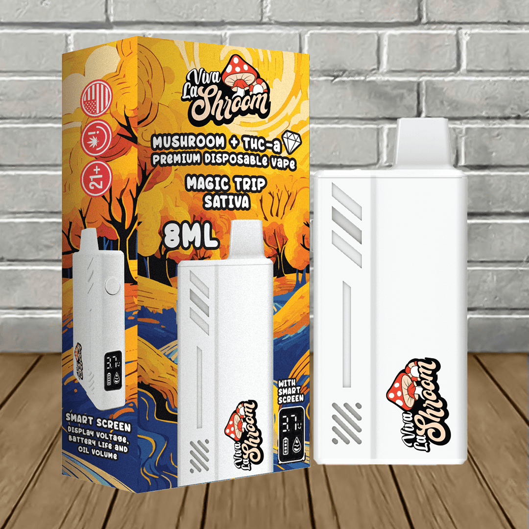 Viva La Shroom Mushroom + THCa Liquid Diamonds Disposable 8ml - Great CBD Shop Viva La Shroom Mushroom + THCa Liquid Diamonds Disposable 8ml - Great CBD Shop