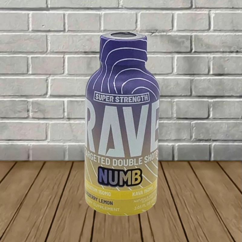 Rave Kratom NUMB Kratom + Kava Shot 2oz
