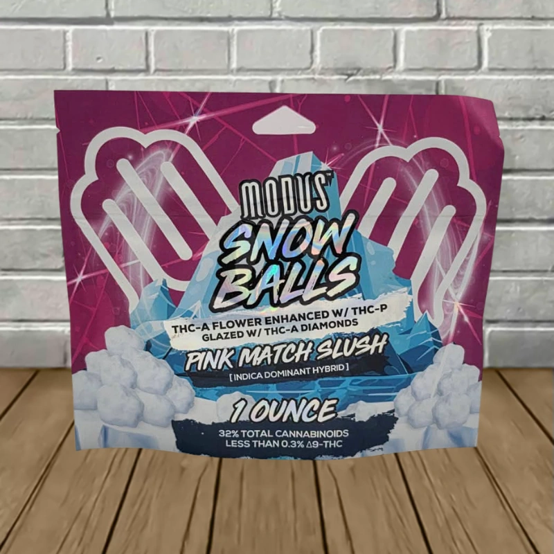 Modus Snowballs THCa THCp 1oz - Pink Match Slush -- Indica