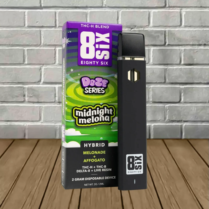 Eighty-Six Doze Series THCh + THCb + Delta 8 2g Disposable - Midnight Melona -- Hybrid -- DISPOSABLE
