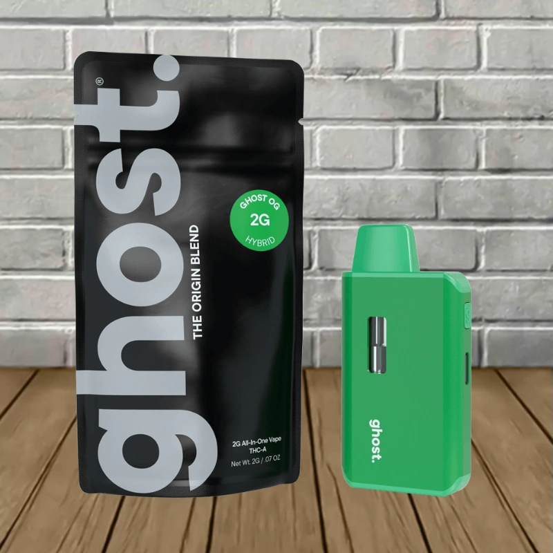 Ghost The OG THCa Blend All-in-One Disposable 2g - Ghost OG -- Indica -- DISPOSABLE