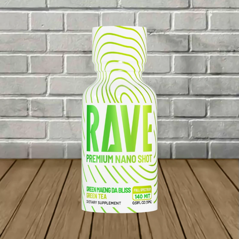 Rave Kratom Green Maeng Da Bliss Extract Shot