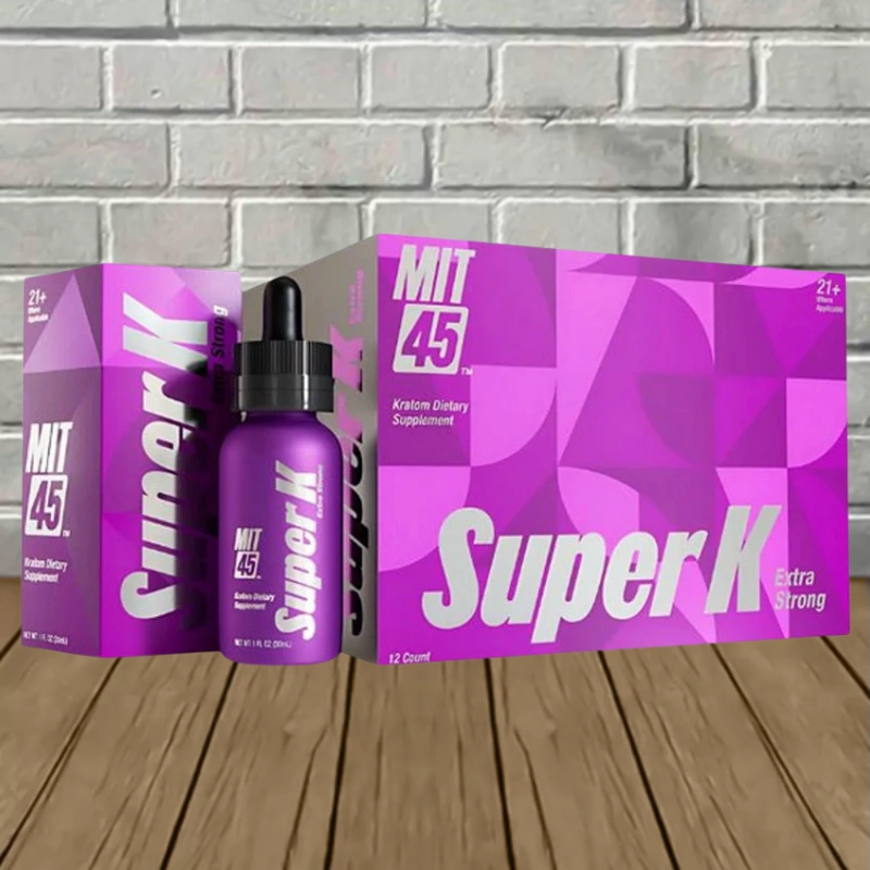 MIT45 Super K Extra Strong Kratom Extract Shot-12ct bulk case deal