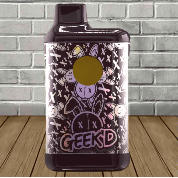 geek'd disposable vape review Extracts 24k Gold Series THCa + THCp 4g Flavour:Cherry Sour Raspberry disposable rechargeable vape Rainbow Sherbet Lost Mary