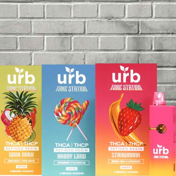 toke disposable vape Urb Refined Resin Station 6g - DISCONTINUED Select Flavor ::Cherry Fiesta en--subsubcategory--Resin Cartridges D5 5ML Delta 8