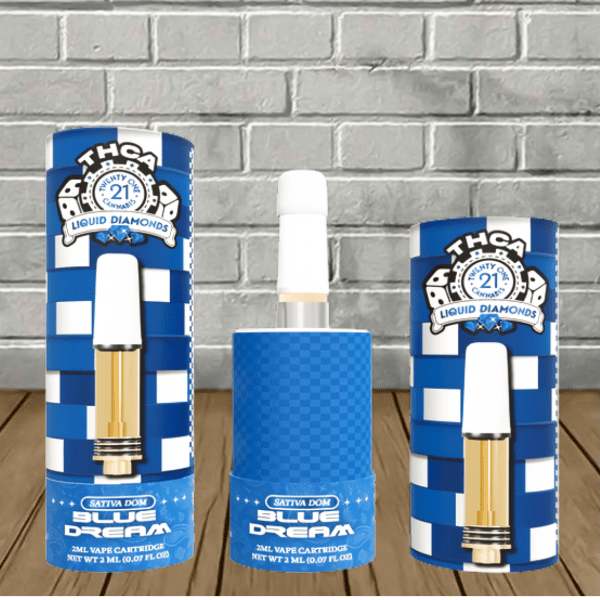 thca blue dream vape cart for sale Twenty One Cannabis Liquid Diamond Cartridge 2ml no-returns Flavor:Triple Berry Punch Where To Buy Geek