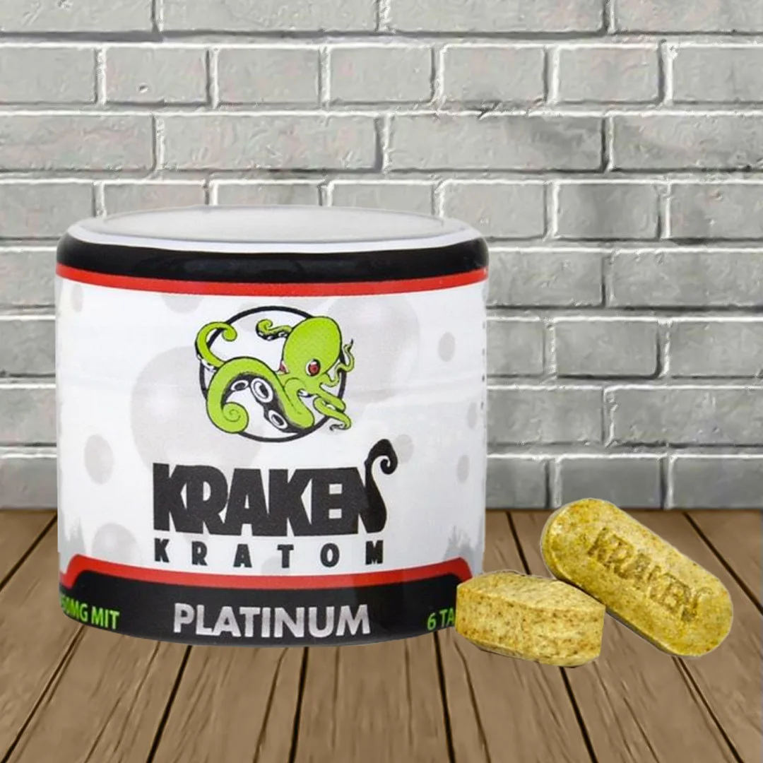 Kraken Kratom Platinum Extract Tablets 6ct