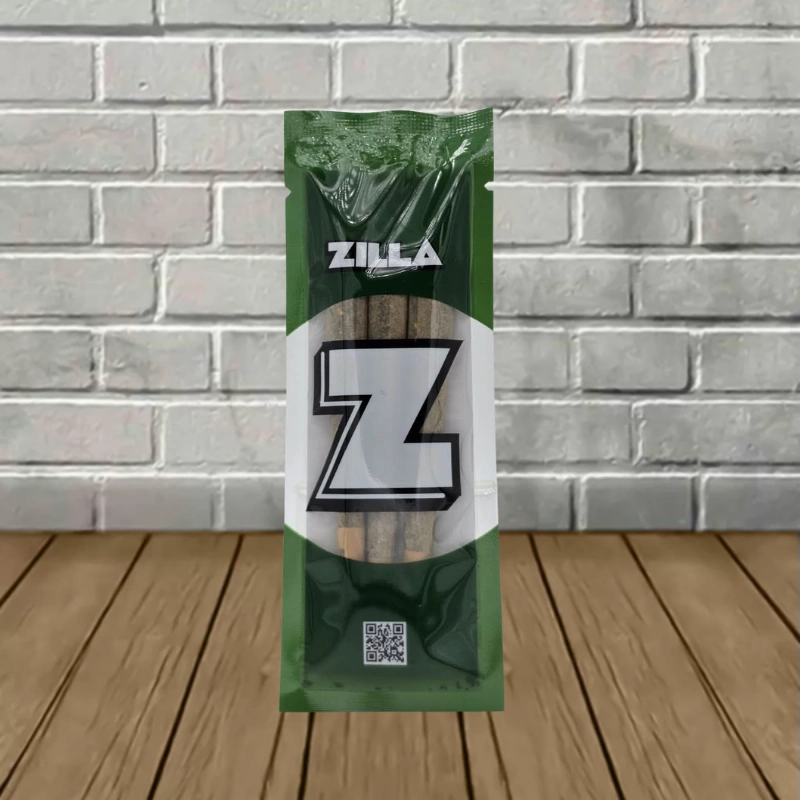 Zilla THCa Diamond Prerolls 3ct - Fruity Pebbles -- Sativa