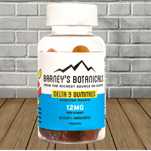 Barneys Botanicals Delta 9 THC Gummies 12mg
