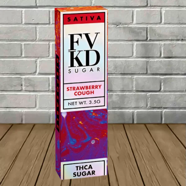 FVKD Exotics THCa Sugar Disposable Vape 3.5g Strawberry Cough (Sativa)