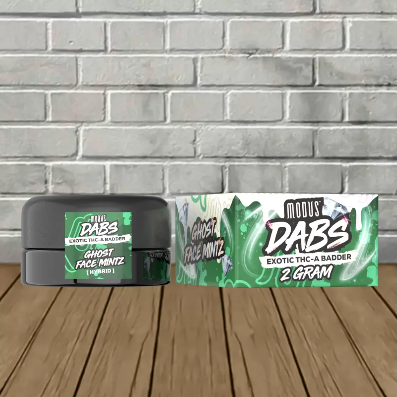 Modus Exotic THCa Badder Concentrate Dabs 2g Ghost Face Mintz (Hybrid)