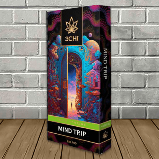 3Chi True Strains Cannabis 2ml Pod–Mind Trip (Hybrid)